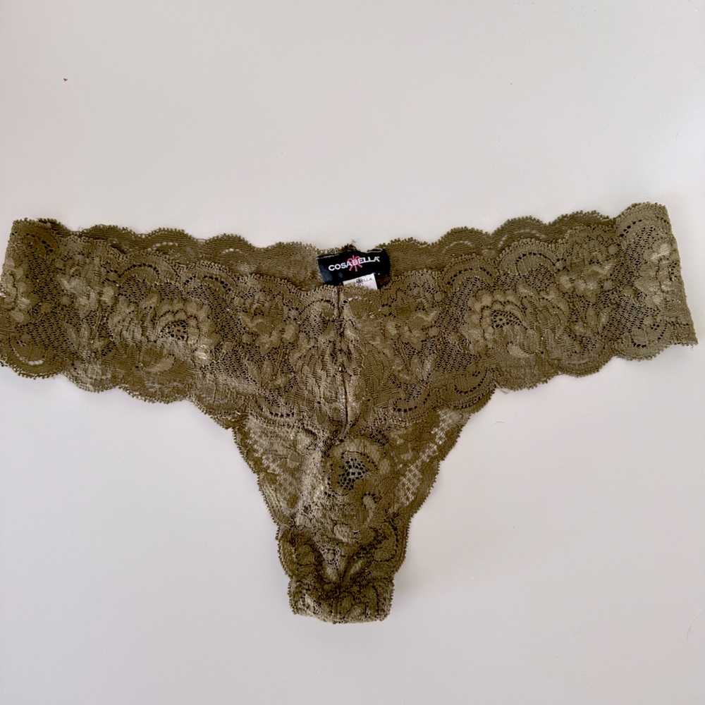 Cosabella panties size small green